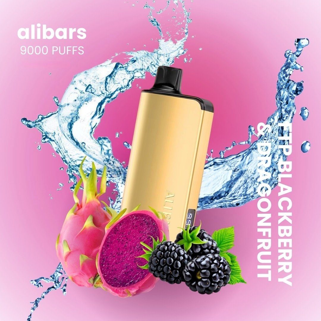 ALIBARBAR Ingot 9000 Puff Vape – FTP (Blackberry Dragon Fruit)