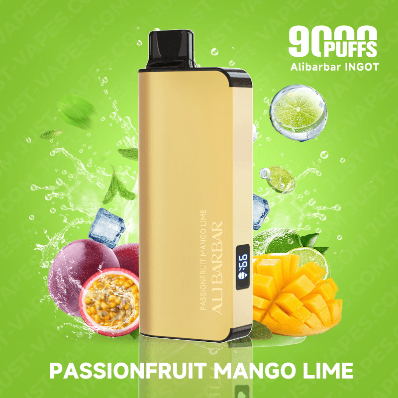 Passionfruit Mango Lime – ALIBARBAR Ingot 9000 Puff Vape
