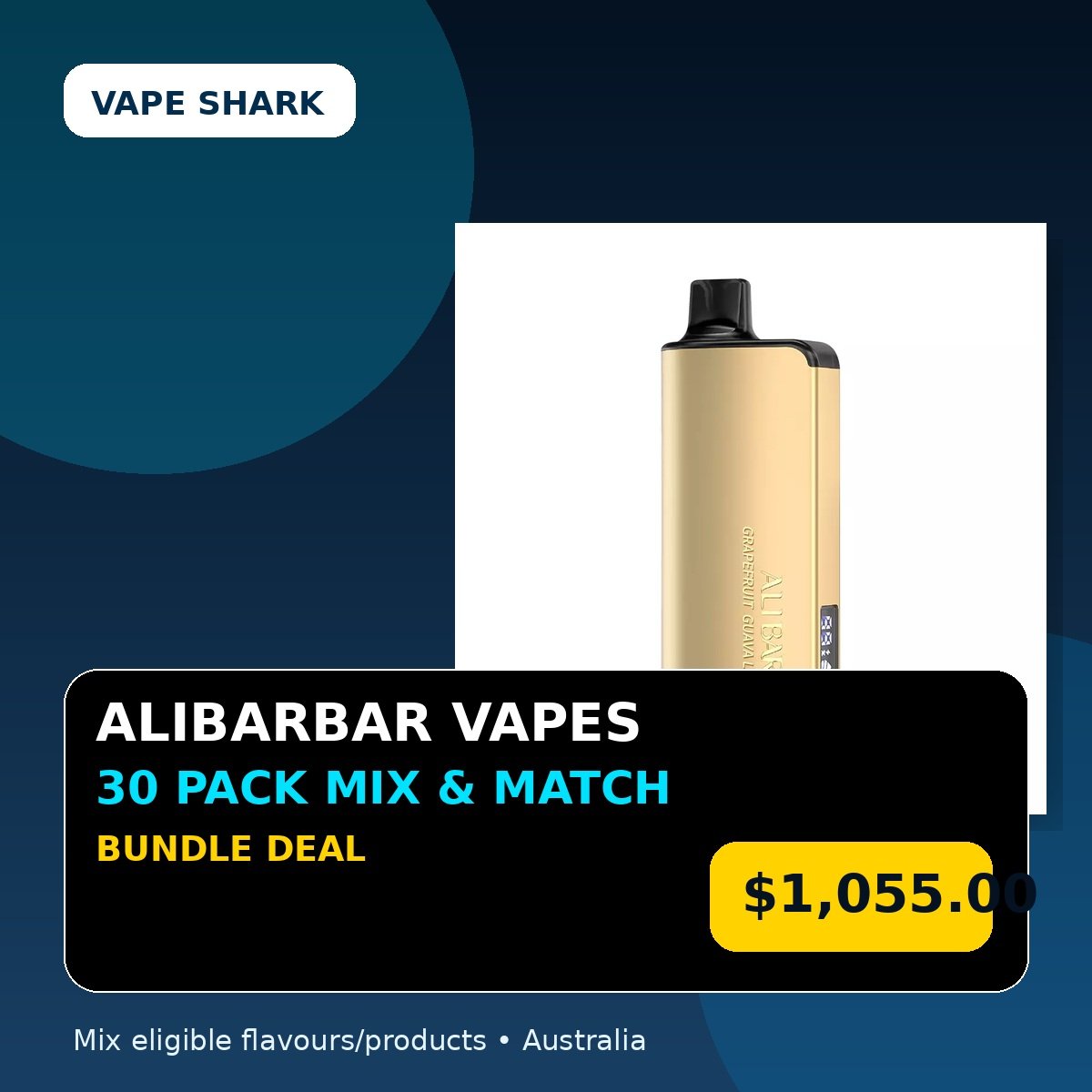 Alibarbar Vapes Mix & Match 30 Pack Bundle