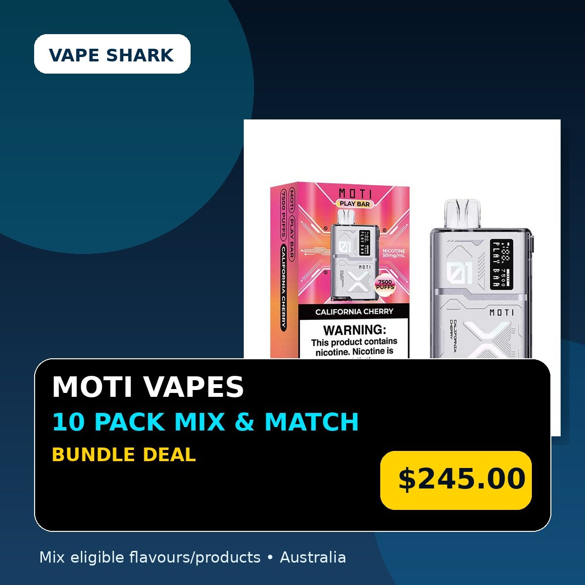MOTI Vapes Mix & Match 10 Pack Bundle