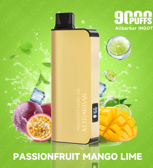 Kiwi Pineapple ALIBARBAR Ingot 9000 Puff Vape