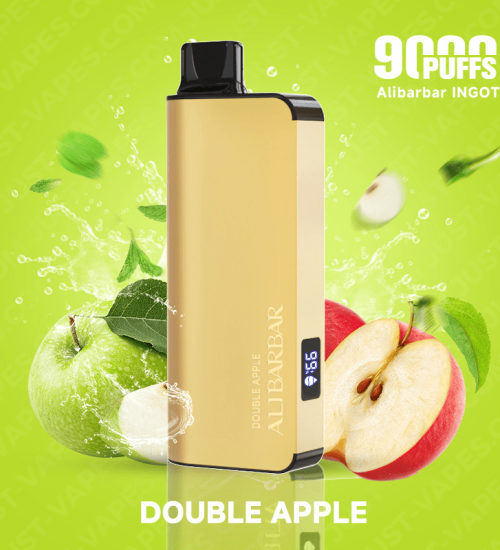 ALIBARBAR Double Apple  – Ingot 9000 Puff Vape