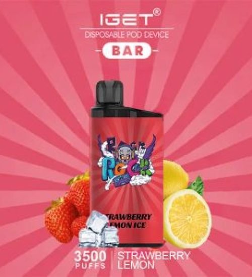 IGET Bar 3500 Puff – Strawberry Lemon Ice